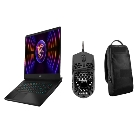 uc MSI Vector GP77 Core i7 32G RAM/1TB SSD Laptop + CS Honeycomb Mouse & Bag