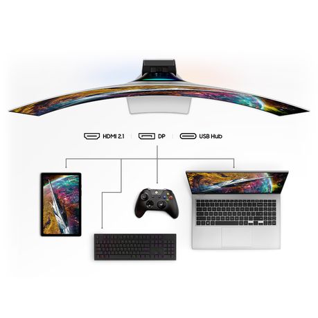 Samsung 49" Odyssey OLED G95, 0.03ms Response, 240Hz Smart Gaming